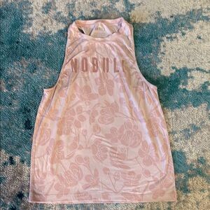 NOBULL Pink Floral Tank Top